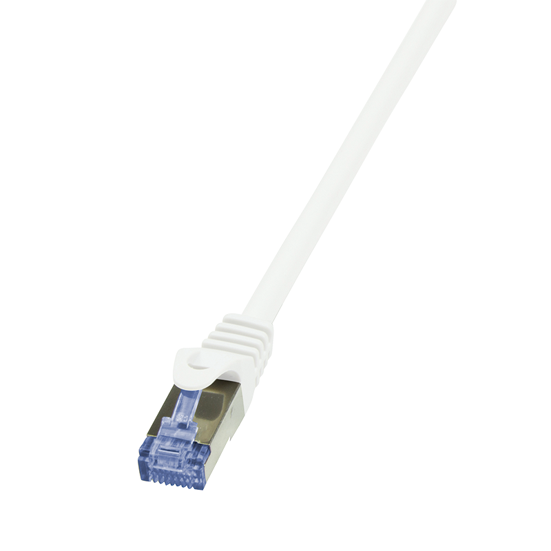 LogiLink Patch Cable Cat.6A 10G S/FTP WHITE  1,00m