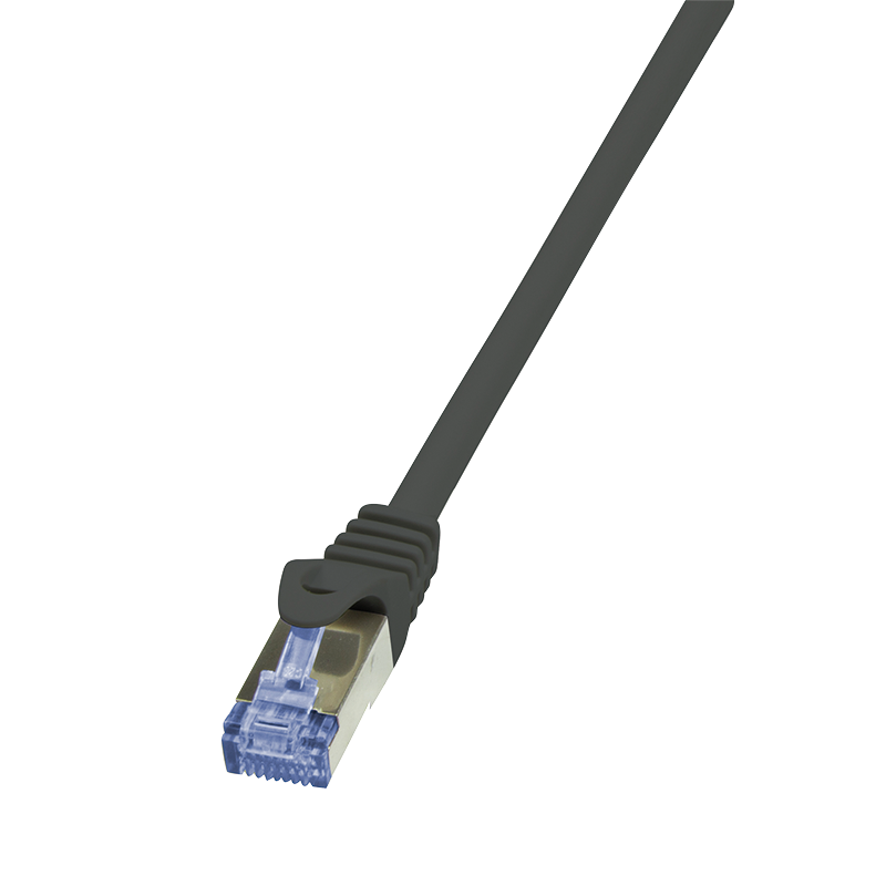 LogiLink Patch Cable Cat.6A 10G S/FTP BLACK   0,50m