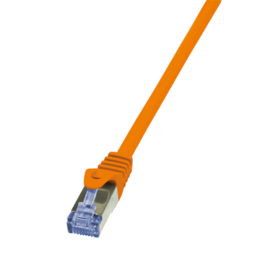 LogiLink Patch Cable Cat.6A 10G S/FTP ORANGE 15m