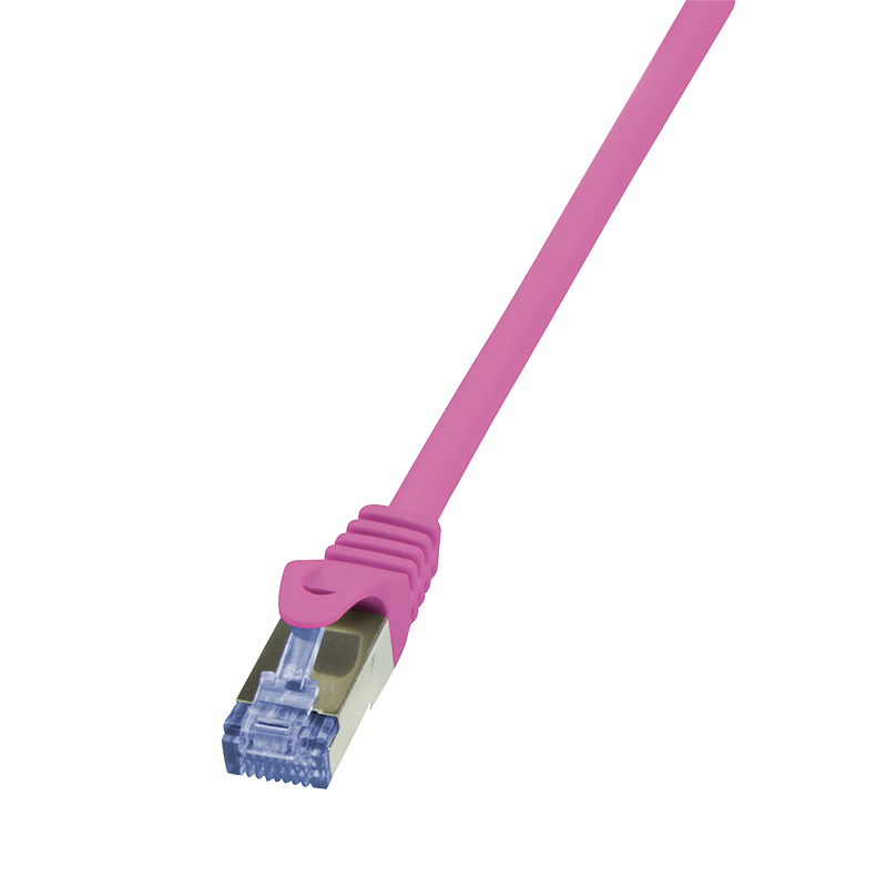 LogiLink Patch Cable Cat.6A 10G S/FTP PINK 15m