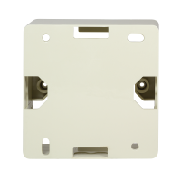 LogiLink Surface mount box for Flush-mounted Outlet, Pearl white