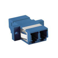 Logilink Fibre Adapter LC Duplex SM, blue, with flange