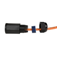 LogiLink outdoor patch cable coupler RJ45 F/F IP67 waterproof