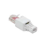 LogiLink Modular Plug Cat.6 UTP RJ45 toolless type, unshielded, white