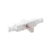 LogiLink Modular Plug Cat.6 UTP RJ45 toolless type, unshielded, white