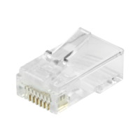 LogiLink Modular plug connector Cat.6 UTP RJ45 50ps - open front