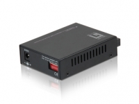 RJ45 to SC Fast Ethernet Media Converter, Single-Mode Fiber, 20km, PoE PD