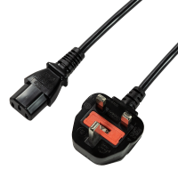 LogiLink Power Cord, UK -C13, black,   1.8m