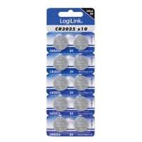 LogiLink CR2025 Lithium button cell, 10pcs blister