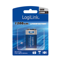 LogiLink Battery, Lithium 9V , 1pcs. blister packing
