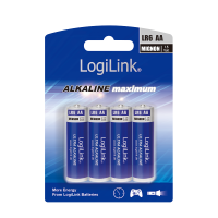 LogiLink Battery, Ultra Power Alkaline AA, 4pcs. Blister