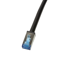 LogiLink Outdoor PE Patch Cable CAT.6A S/FTP, black, 10m