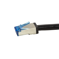 LogiLink Outdoor PE Patch Cable CAT.6A S/FTP, black, 15m