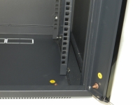The Linq 19" Wall cabinet 12U - 600 mm - Black - Flatpack
