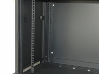 The Linq 19" Wall cabinet 12U - 600 mm - Black - Flatpack