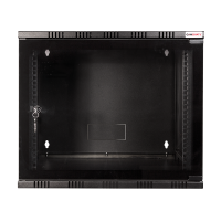LogiLink 19" Wallmount SOHO Box 15U 540*400, black, flatpack