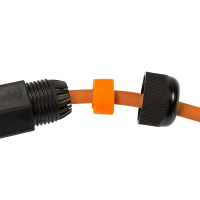 LogiLink outdoor patch cable coupler C6A RJ45 F/F IP67 waterproof