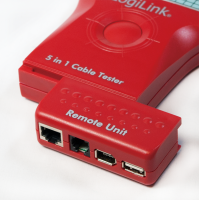 LogiLink Cable tester 5-in-1 with remote unit