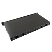 LogiLink 19" Fully loaded optical distribution frame (ODF) LC-DX 12 Port - Black