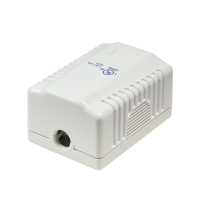 LogiLink Outlet Cat.6A wall outlet surface box 1x RJ45 STP