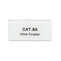 LogiLink Cat.6A RJ45 Inline Coupler UTP, 1:1 wiring, white