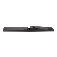 LogiLink 2U 19" open wall mount bracket (400 mm) - black