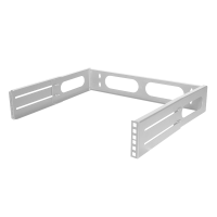 LogiLink 2U 19" open wall mount bracket (400 mm) - grey