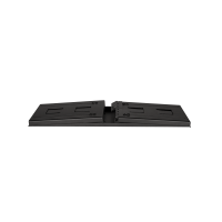 LogiLink 4U 19" open wall mount bracket (400 mm) - black
