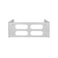 LogiLink 4U 19" open wall mount bracket (400 mm) - grey