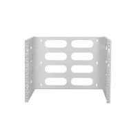 LogiLink 8U 19" open wall mount bracket (400 mm) - grey