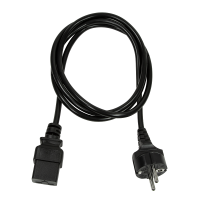 LogiLink Power cord, CEE 7/7 to IEC C19, 3m, black
