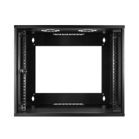 LogiLink 19" Wallmount box ECO, 4 U, assembled, black