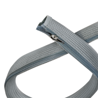 LogiLink Cable sleeve with zipper, Ø 20 mm, 1 m, grey