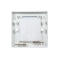 LogiLink Wall faceplate for cable exit or entry, 86 x 86mm