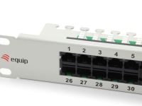 Equip 125295 50-Port Cat.3 RJ45 ISDN Patch Panel, Grey