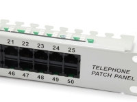 Equip 125295 50-Port Cat.3 RJ45 ISDN Patch Panel, Grey