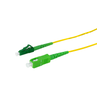 LogiLink Fibre simplex patch cord, OS2 SM G.657.A2, SC/APC to LC/APC,  1 m