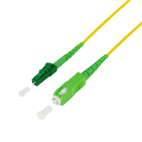 LogiLink Fibre simplex patch cord, OS2 SM G.657.A2, SC/APC to LC/APC,  3 m