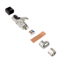 LogiLink Field assembly plug, Cat.8.1, shielded, 5 connection options
