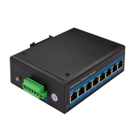 LogiLink Industrial Fast Ethernet switch, 8-port, 10/100 Mbit/s