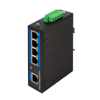LogiLink Industrial Gigabit Ethernet switch, 5-port, 10/100/1000 Mbit/s