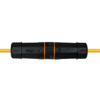 LogiLink Patch cable inline coupler outdoor, Cat.6A, IP68 waterproof