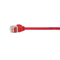 Patch cable Cat.6A TPE SlimLine red 0,5m