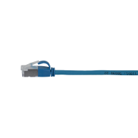 Patch cable Cat.6A TPE SlimLine blue 1,0 mtr