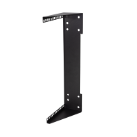 LogiLink 19" vertical wall mount bracket / under desk mount, 4 U, black