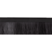 Logilink Brush plate for network and server racks, 1 U, black