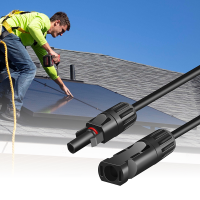 LogiLink Solar extension cable set, MC4/M to MC4/F, 6 mm², CU, 5 m