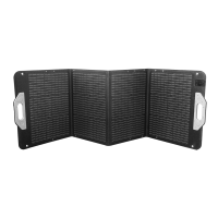Foldable-stand alone-solar panel, 128,5x60x0,2 cm, 100 W, IP67, black