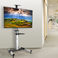 TV/monitor cart, 37–70", height adjustable, 50 kg max.
