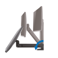 Monitor mount, 17–32", space-saving, curved screens